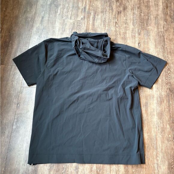 NIKE DRI-FIT NEW YORK JETS NFL ONFIELD Men BLACK STAY COOL SS RAIN JACKET - Picture 2 of 7